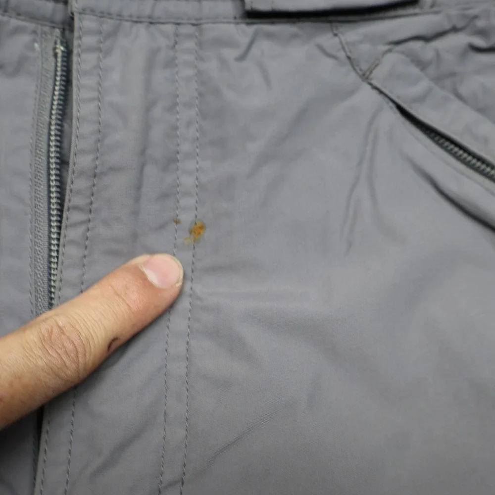 North Face Snow Pants Men Large Gray Cargo Waterproof Wind Rain Ski Winter 33x32